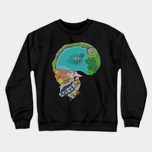 Skull Lake Crewneck Sweatshirt by zody